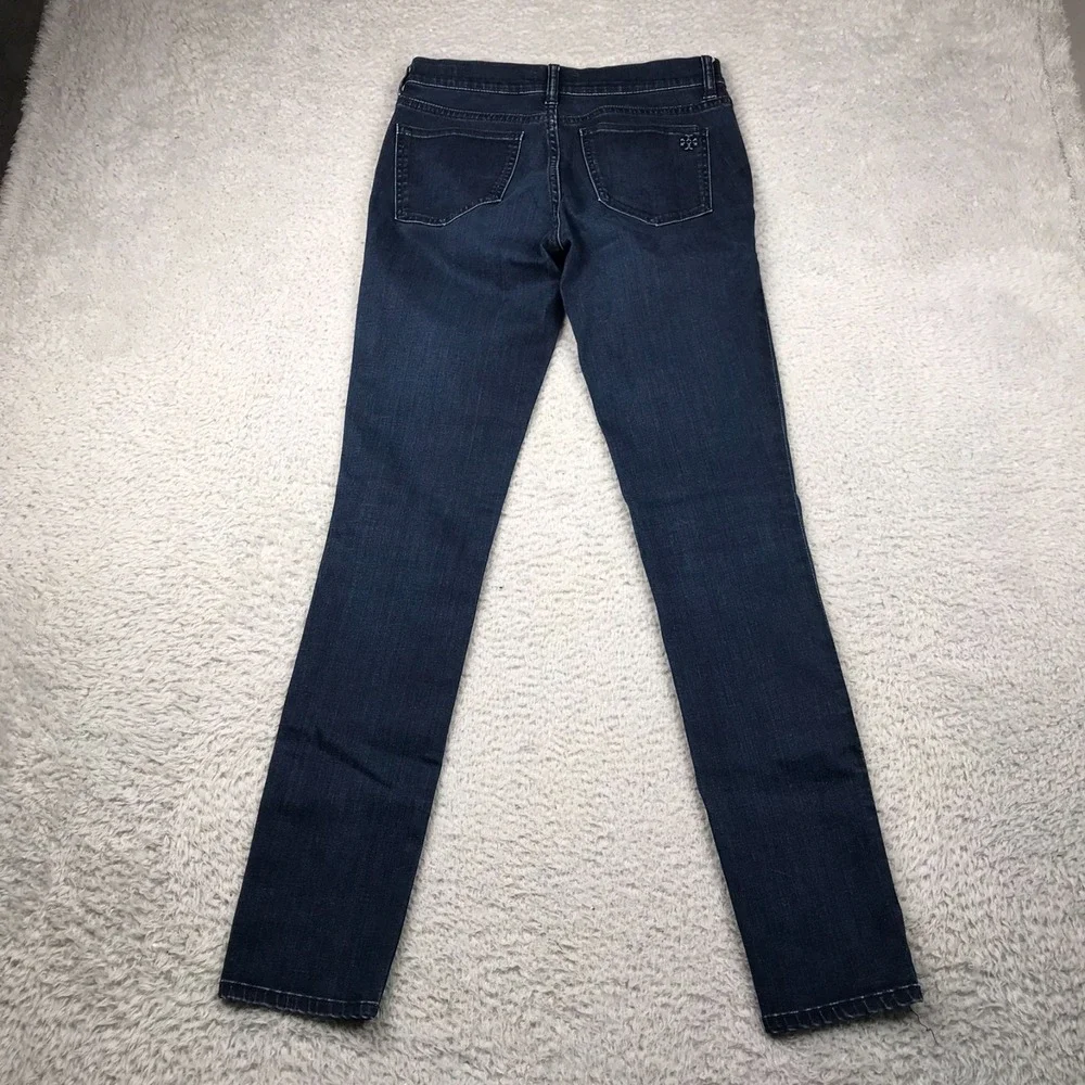 Tory Burch Legging Jeans Womens 27 (30x31) Blue Low Rise Skinny‎ Stretch Denim